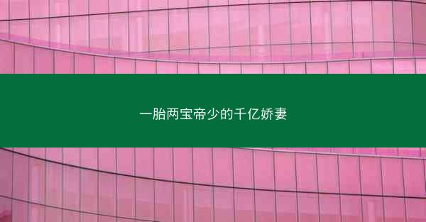 一胎两宝帝少的千亿娇妻 一胎两宝帝少的千亿娇妻