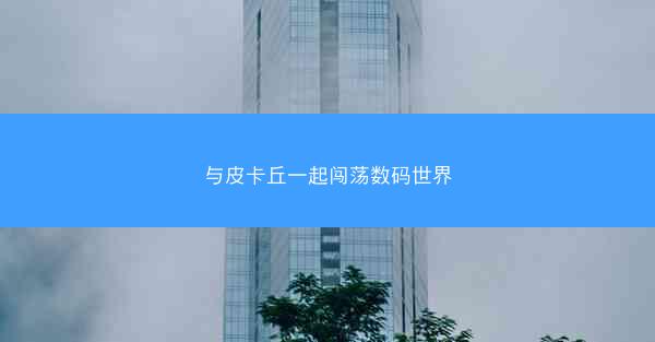与皮卡丘一起闯荡数码世界