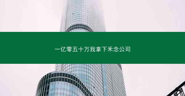 一亿零五十万我拿下禾念公司