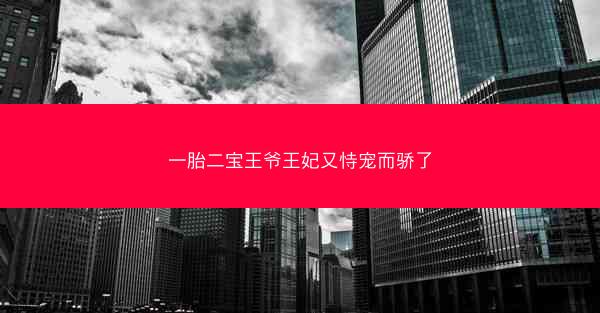 一胎二宝王爷王妃又恃宠而骄了