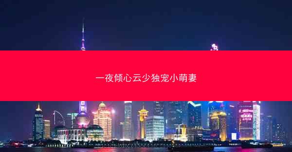 一夜倾心云少独宠小萌妻