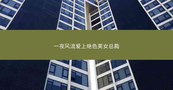 一夜风流爱上绝色美女总裁