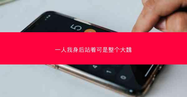 一人我身后站着可是整个大魏