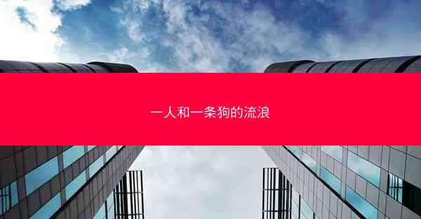 一人和一条狗的流浪