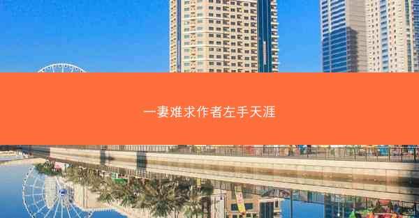 一妻难求作者左手天涯