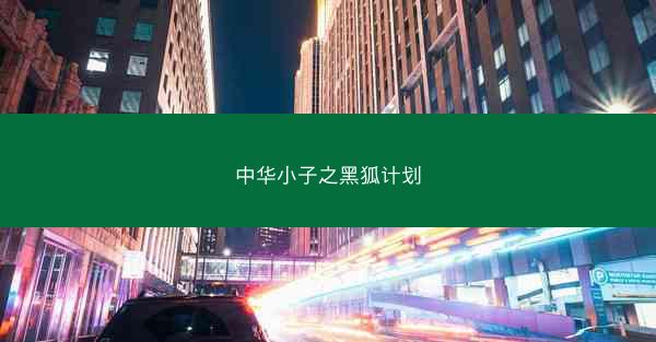 中华小子之黑狐计划 中华小子之黑狐计划