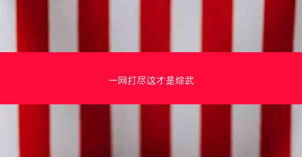一网打尽这才是综武 一网打尽这才是综武