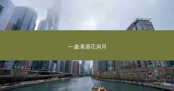 一盏清酒花涧月