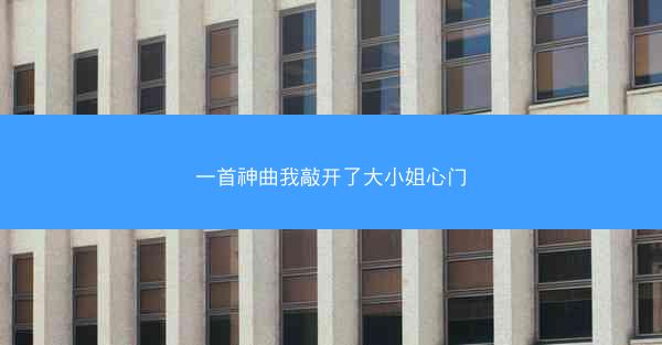 一首神曲我敲开了大小姐心门