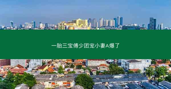 一胎三宝傅少团宠小妻A爆了