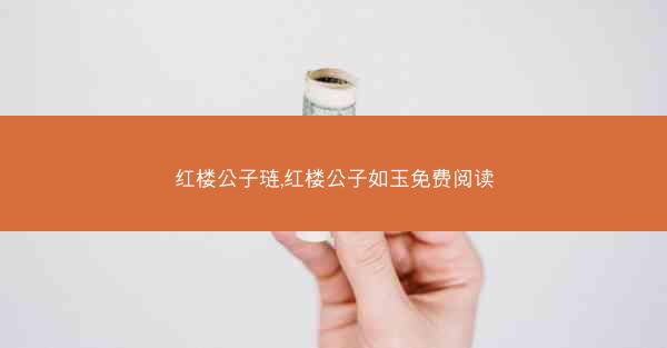 红楼公子琏,红楼公子如玉免费阅读