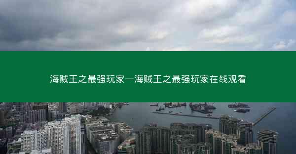 海贼王之最强玩家—海贼王之最强玩家在线观看