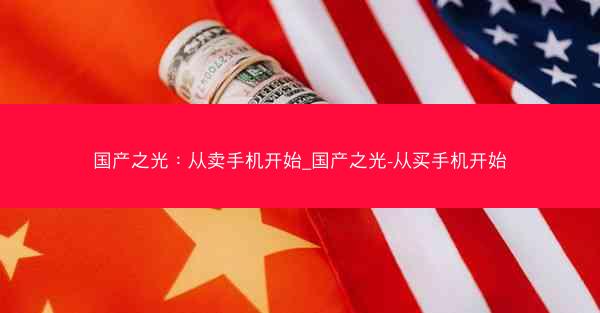 国产之光：从卖手机开始_国产之光-从买手机开始