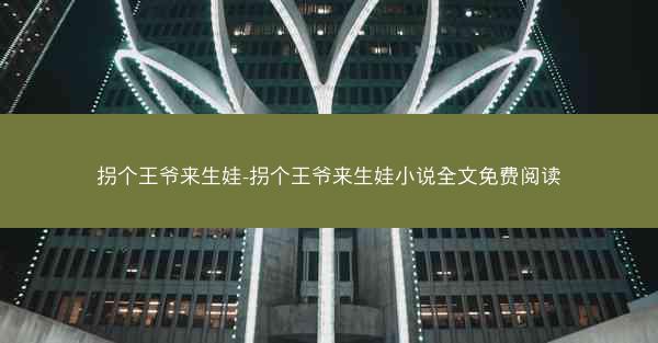 拐个王爷来生娃-拐个王爷来生娃小说全文免费阅读