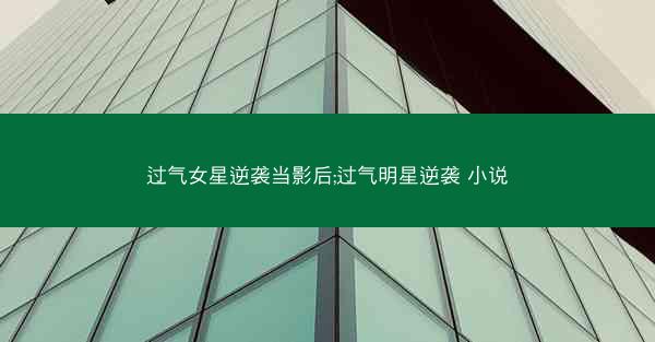 过气女星逆袭当影后;过气明星逆袭 小说