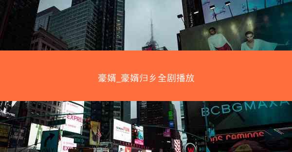豪婿_豪婿归乡全剧播放