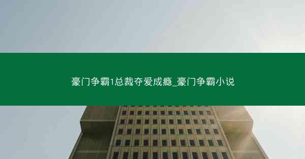 豪门争霸1总裁夺爱成瘾_豪门争霸小说