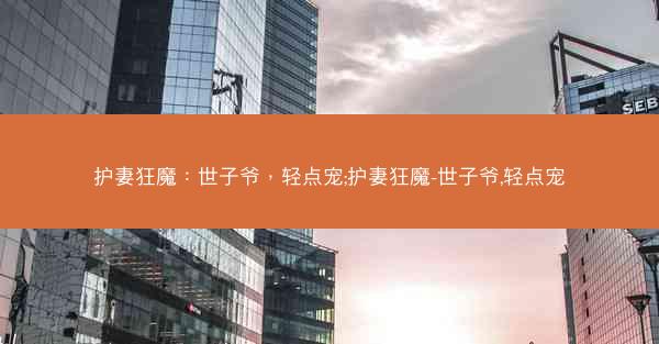 护妻狂魔：世子爷，轻点宠;护妻狂魔-世子爷,轻点宠