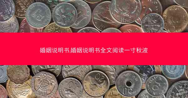 婚姻说明书,婚姻说明书全文阅读一寸秋波