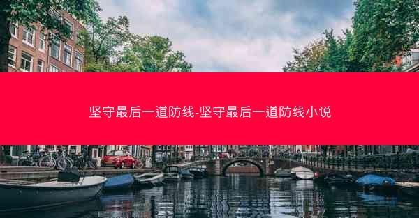 坚守最后一道防线-坚守最后一道防线小说