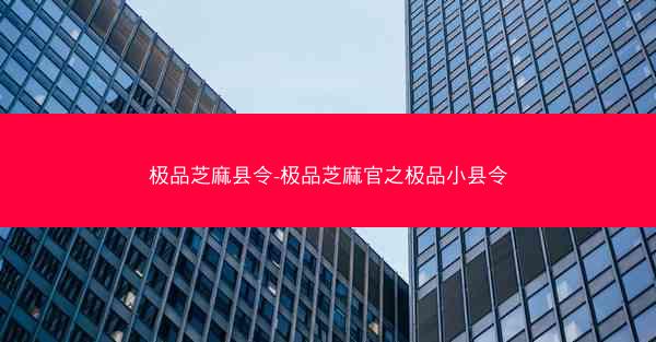 极品芝麻县令-极品芝麻官之极品小县令