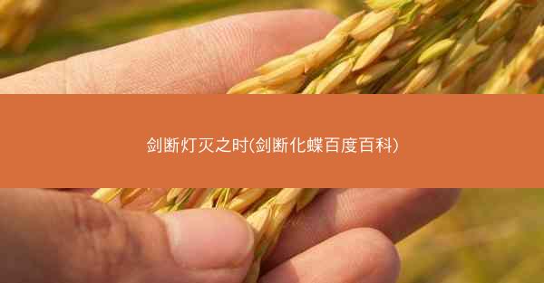 剑断灯灭之时(剑断化蝶百度百科)