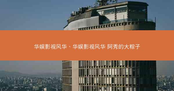 华娱影视风华、华娱影视风华 阿秀的大粽子