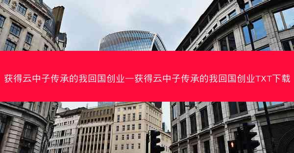 获得云中子传承的我回国创业—获得云中子传承的我回国创业TXT下载