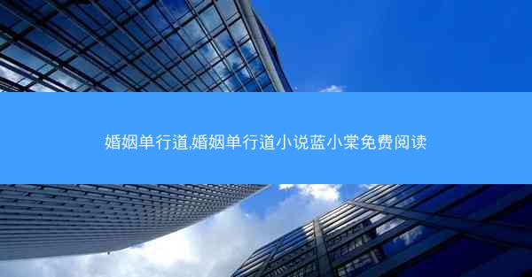 婚姻单行道,婚姻单行道小说蓝小棠免费阅读