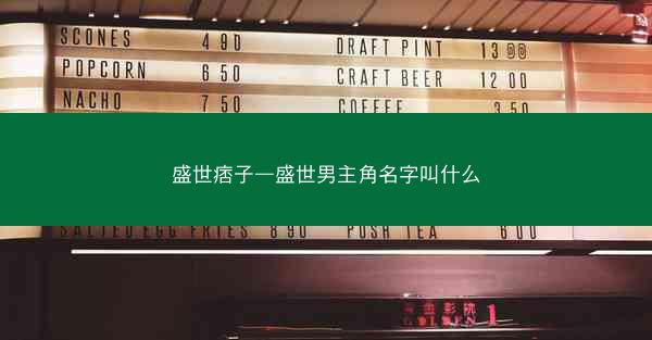 盛世痞子—盛世男主角名字叫什么