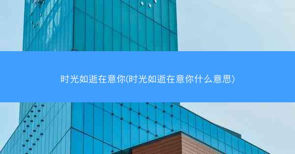 时光如逝在意你(时光如逝在意你什么意思)