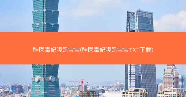 神医毒妃腹黑宝宝(神医毒妃腹黑宝宝TXT下载)