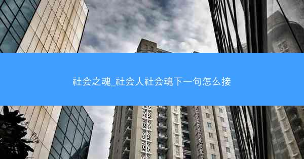 社会之魂_社会人社会魂下一句怎么接