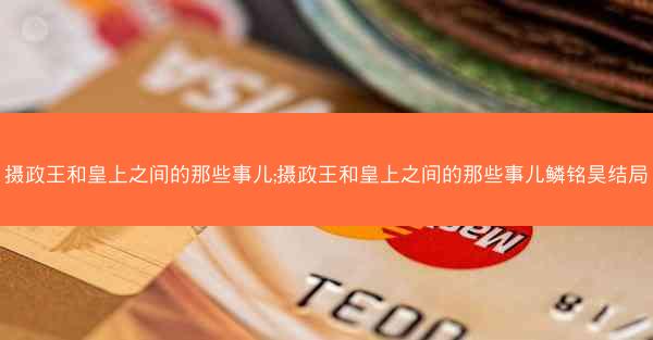 摄政王和皇上之间的那些事儿;摄政王和皇上之间的那些事儿鳞铭昊结局