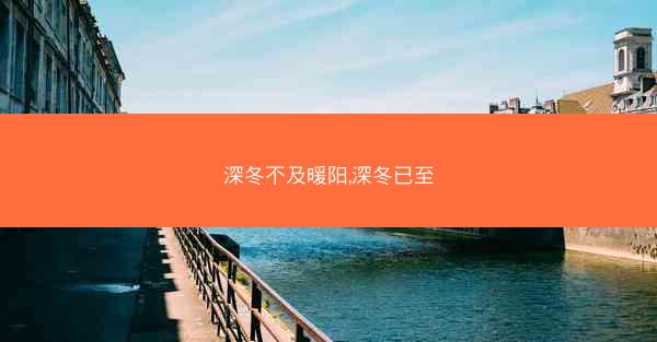 深冬不及暖阳,深冬已至