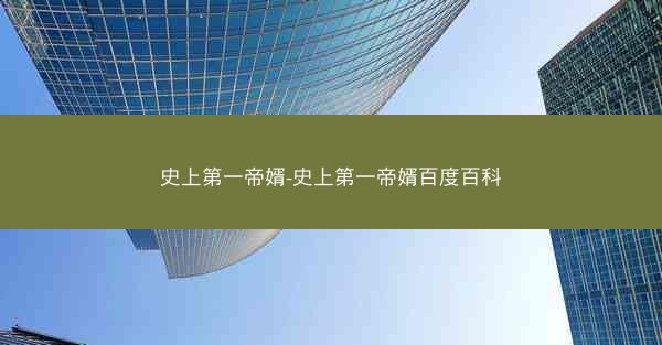史上第一帝婿-史上第一帝婿百度百科