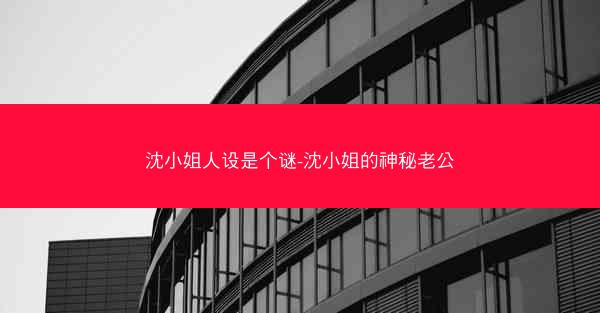 沈小姐人设是个谜-沈小姐的神秘老公