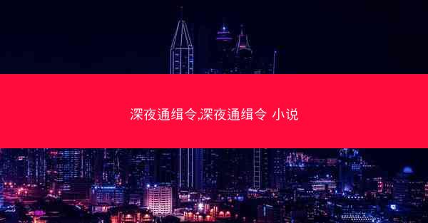 深夜通缉令,深夜通缉令 小说