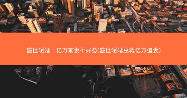 盛世暖婚：亿万前妻不好惹(盛世暖婚总裁亿万追妻)