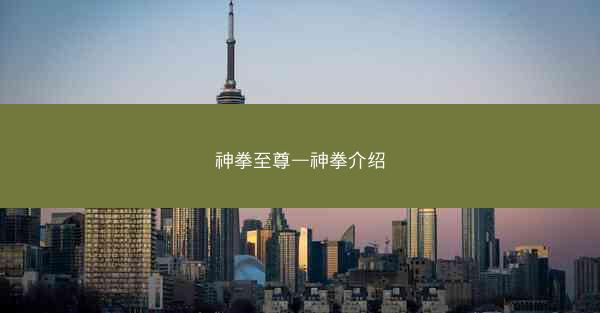 神拳至尊—神拳介绍