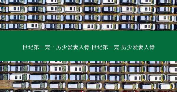 世纪第一宠：厉少爱妻入骨-世纪第一宠-厉少爱妻入骨