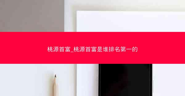 桃源首富_桃源首富是谁排名第一的