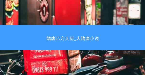 隋唐乙方大佬_大隋唐小说