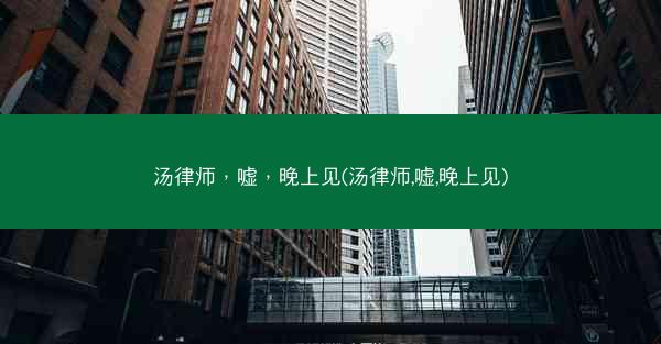 汤律师，嘘，晚上见(汤律师,嘘,晚上见)
