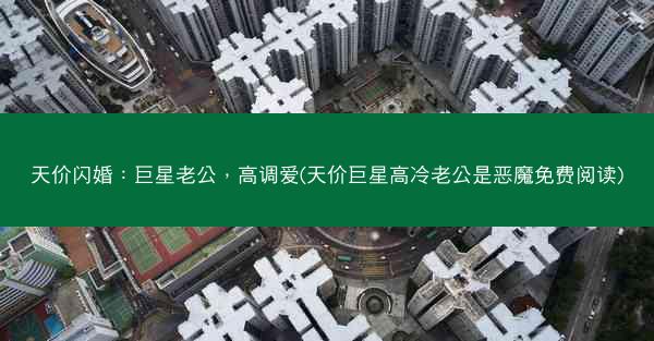天价闪婚：巨星老公，高调爱(天价巨星高冷老公是恶魔免费阅读)