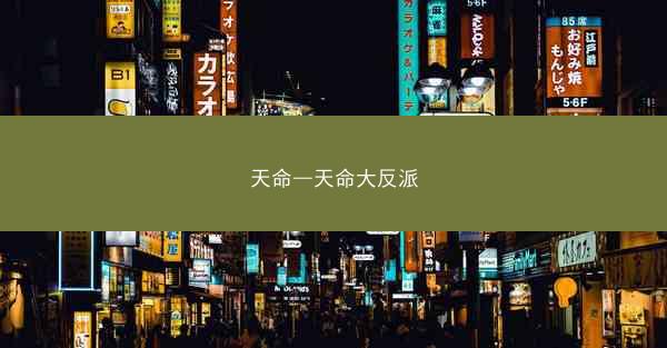 天命—天命大反派