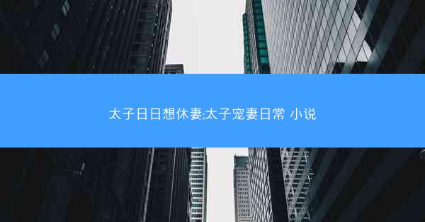 太子日日想休妻;太子宠妻日常 小说