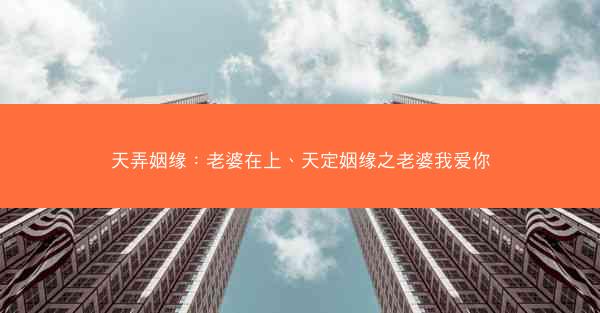 天弄姻缘：老婆在上、天定姻缘之老婆我爱你