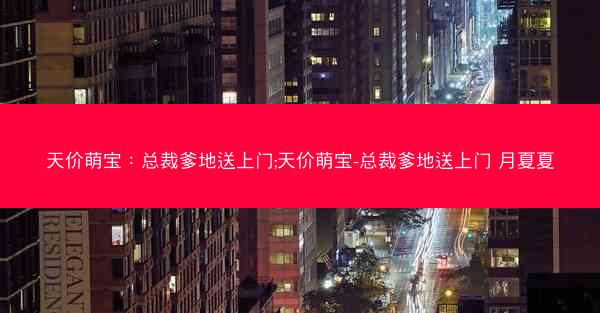 天价萌宝：总裁爹地送上门;天价萌宝-总裁爹地送上门 月夏夏