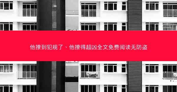 他撩到犯规了、他撩得超凶全文免费阅读无防盗